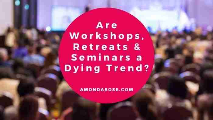 audience in a workshop, Are Workshops, Retreats & Seminars a Dying Trend? (The TRUTH)